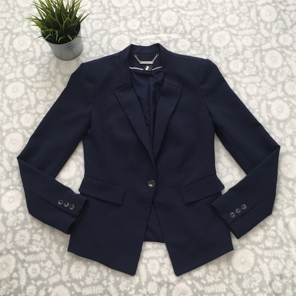 White House Black Market Jackets & Blazers - White House Black Market Navy Blue Blazer